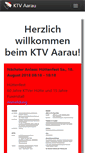 Mobile Screenshot of ktv-aarau.ch