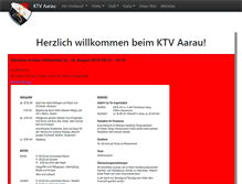 Tablet Screenshot of ktv-aarau.ch